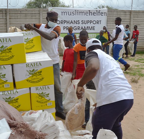 Bei der Waisenhilfe in Mashonaland für das zweite Halbjahr konnten weiterhin 250 Kinder berücksichtigt werden