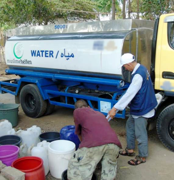Indonesien – Wassertankfahrzeug für Lombok 2018