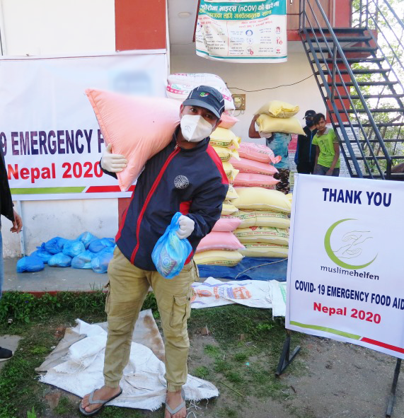 Nepal – Lebensmittel als Coronanothilfe 2020