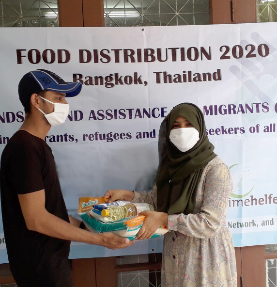 Thailand – Versorgung von Flüchtlingen mit Lebensmitteln 2020
