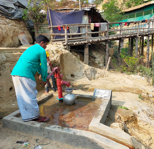Bangladesch – Wasserstellen für Flüchtlingslager 2020