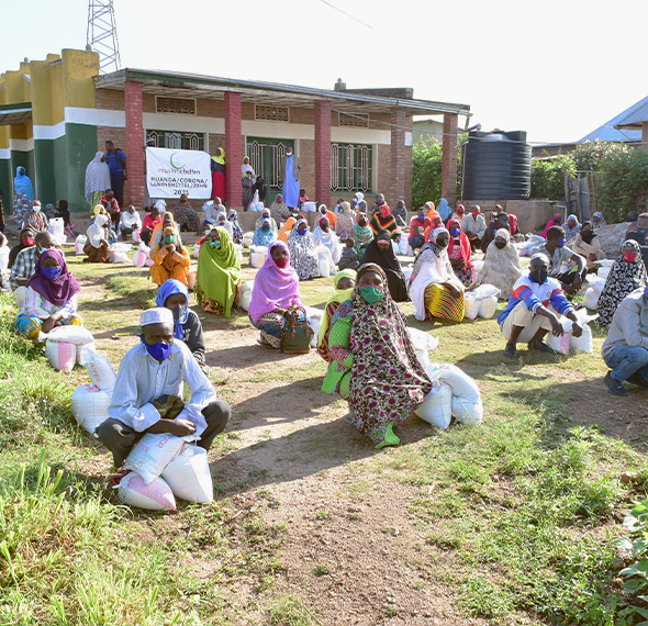 Ruanda – Zehnte Verteilung von Lebensmitteln als Coronanothilfe