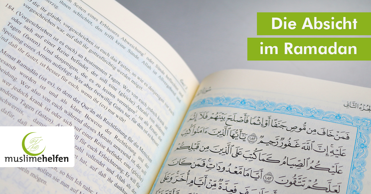 Die Absicht im Ramadan