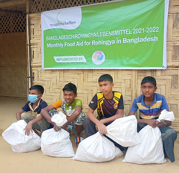 Bangladesch – Lebensmittelhilfe für Rohingya-Flüchtlingsfamilien in 2021-22