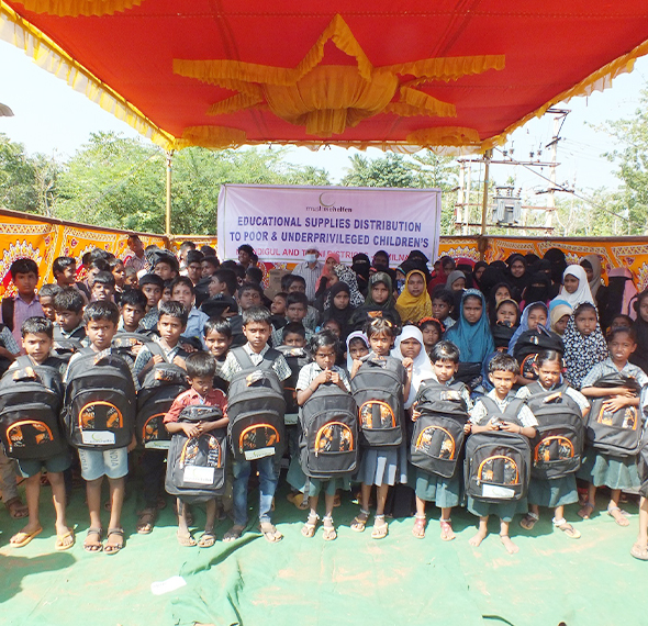 Indien – Schulmaterialen und Taschen für Kinder aus Theni und Dindigul in 2021