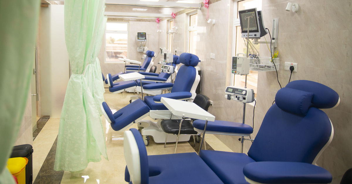 Kenia: Die neu eingerichtete Krebsstation erleichtert die Behandlung für die Patienten.