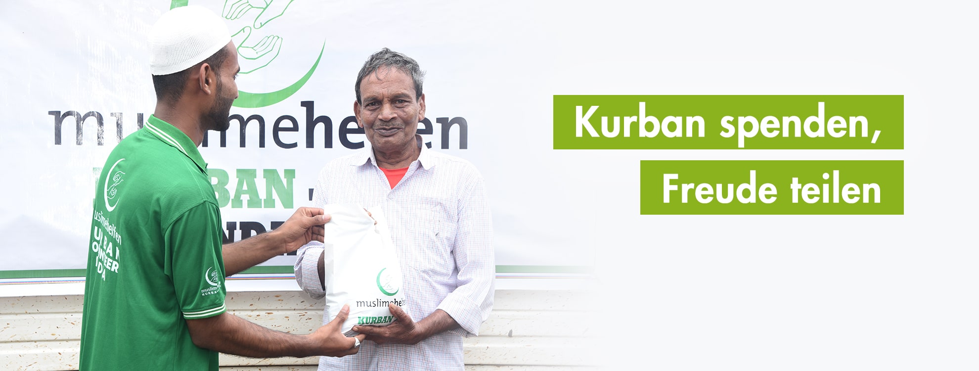 Kurban spenden, Freude teilen
